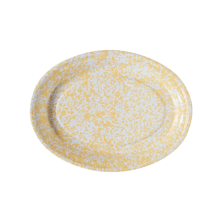 Crow Canyon Splatter Oval Platter 17.50" x 13.25"