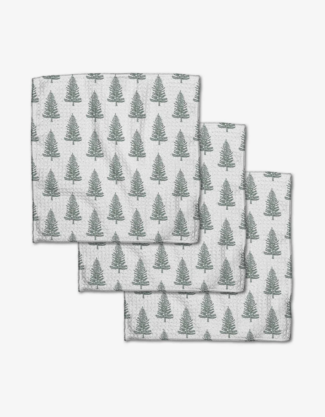 Frosted Trees - Dishcloth Set of 3