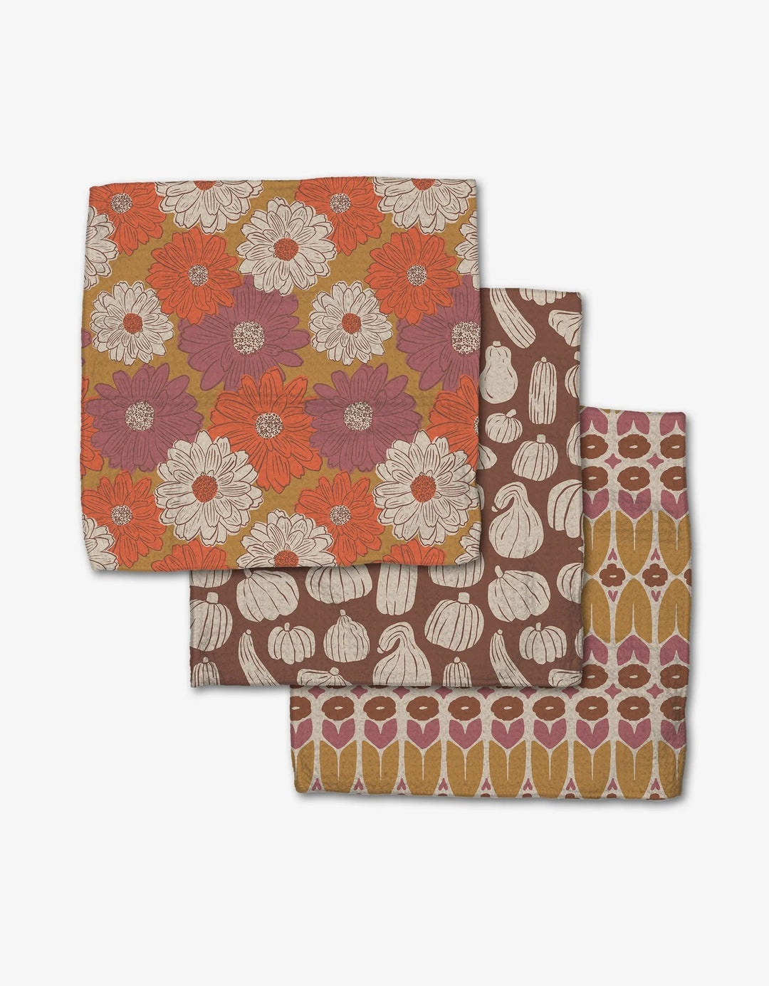Zinnia Forever - Dishcloth Set of 3
