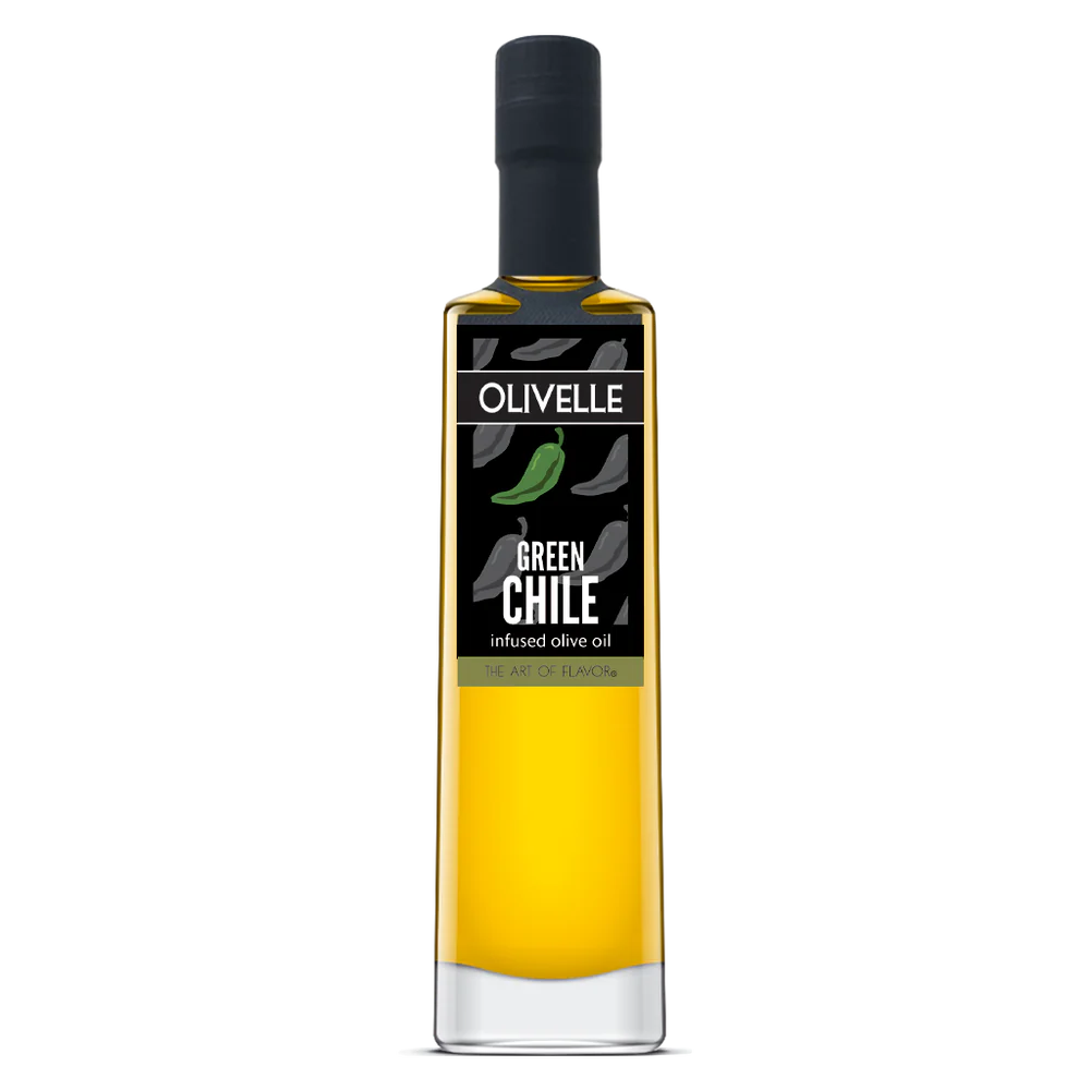 Green Chili Infused Olive Oil