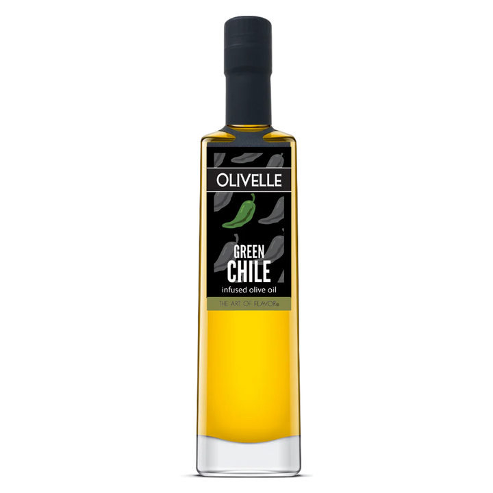 Green Chili Infused Olive Oil