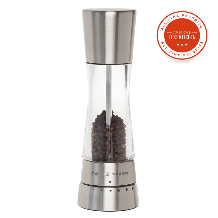 Derwent Pepper Mill, Stainless Steel