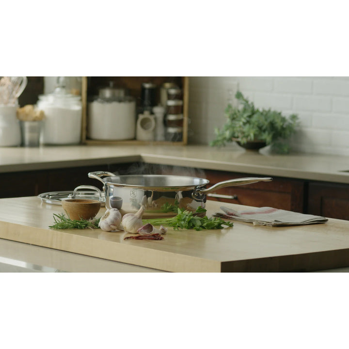 Heritage Steel Titanium Series 4 Quart Sauté with Lid