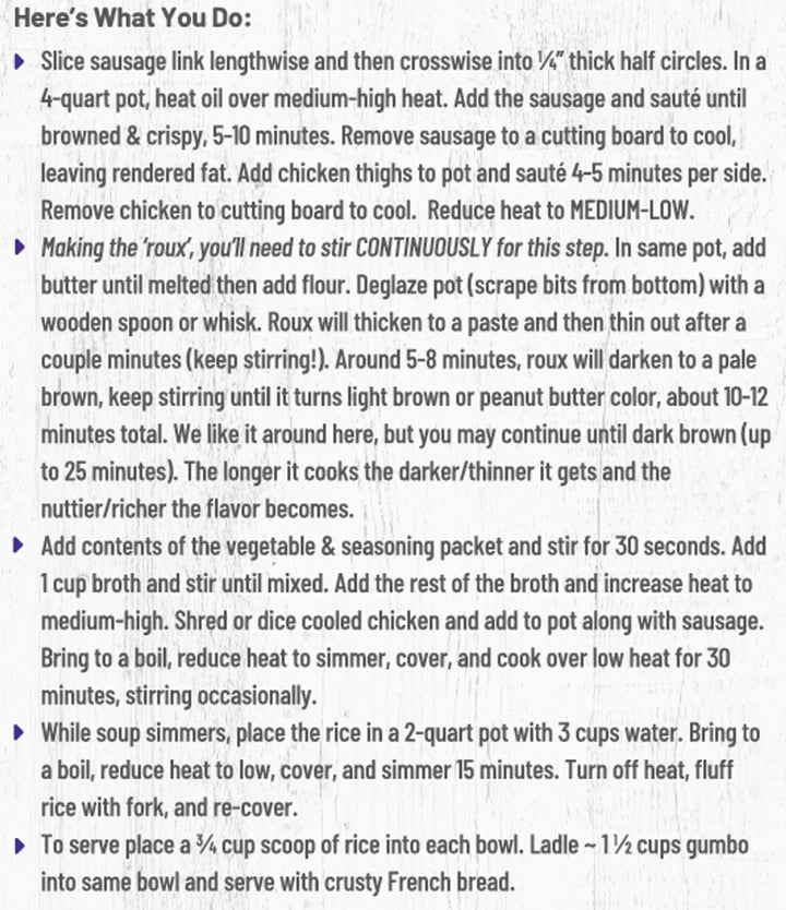 Louisiana Backyard Cajun Gumbo Mix