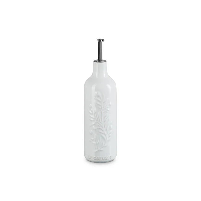 Olive Branch Collection Oil Cruet with Embossing - 20oz