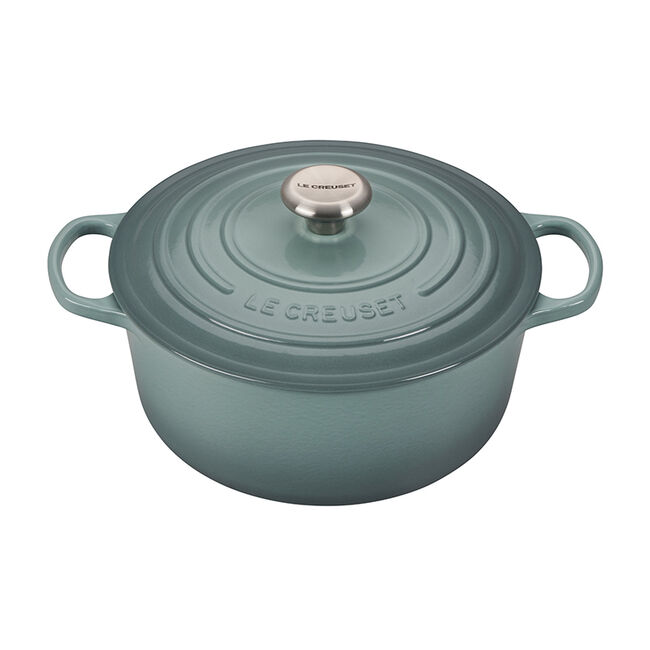 Le Creuset Signature Round Dutch Oven 5.5qt - Sea Salt