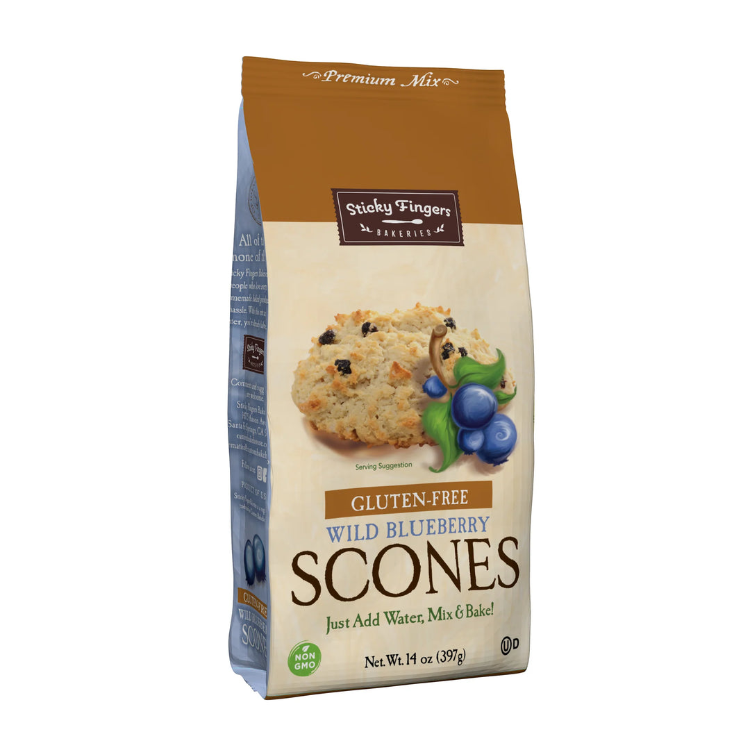 Gluten-Free Wild Blueberry Scones