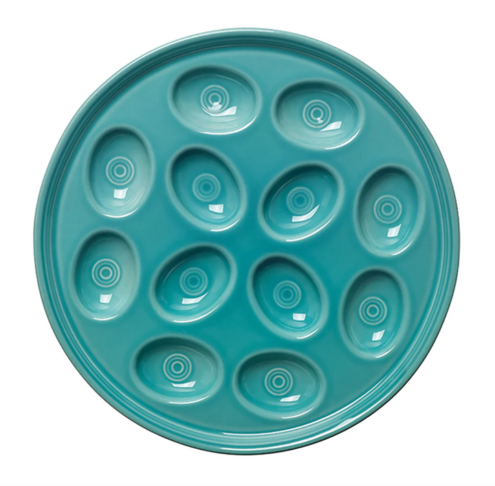 Fiestaware Round Egg Serving Platter 11 1/4"