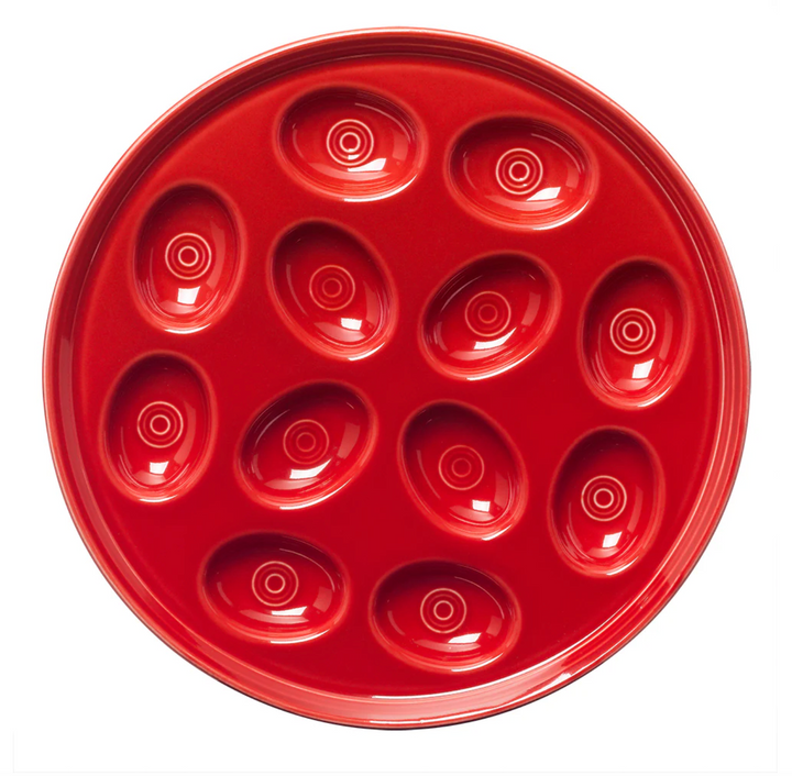 Fiestaware Round Egg Serving Platter 11 1/4"