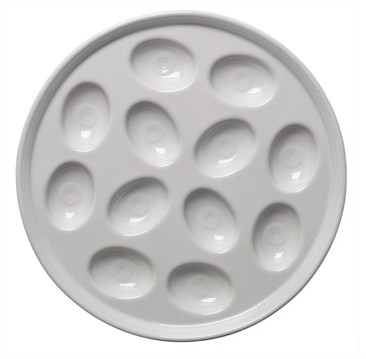 Fiestaware Round Egg Serving Platter 11 1/4"