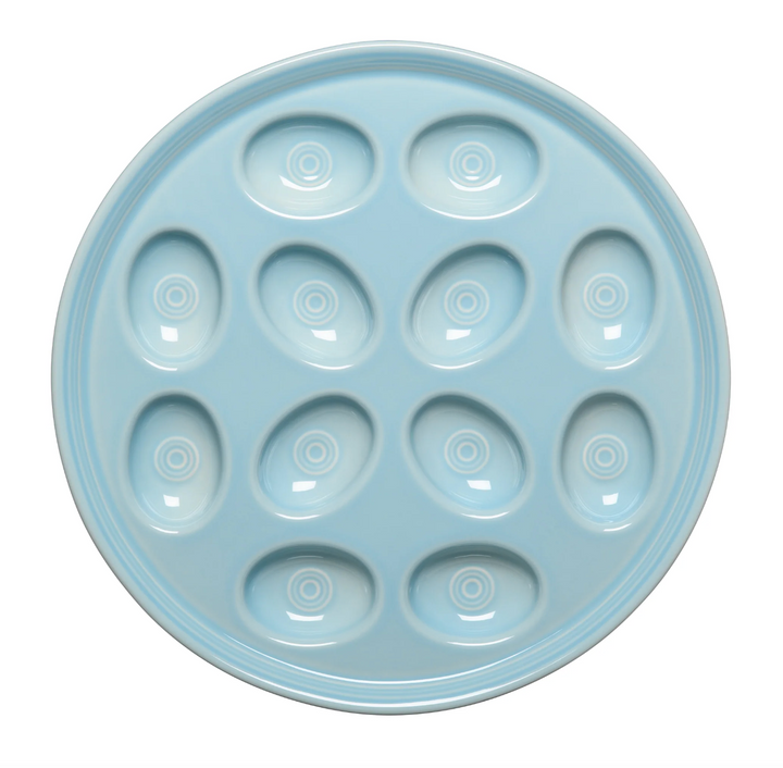 Fiestaware Round Egg Serving Platter 11 1/4"