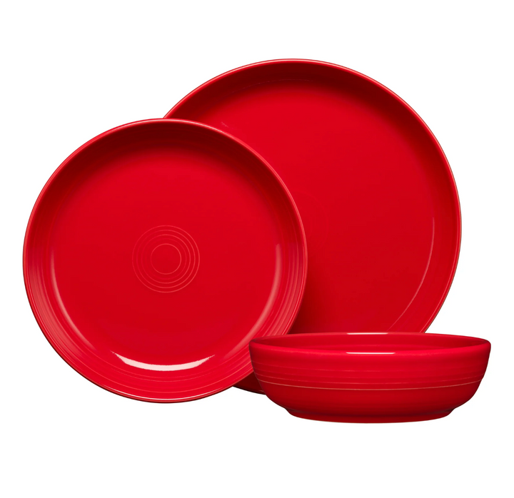 Fiestaware Coupe Bowl 3-Piece Place Setting