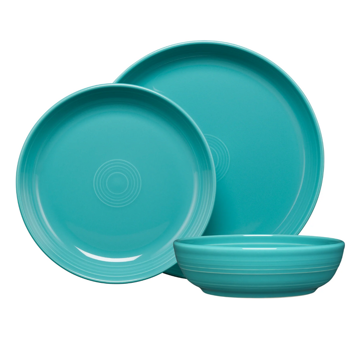 Fiestaware Coupe Bowl 3-Piece Place Setting