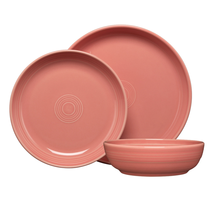 Fiestaware Coupe Bowl 3-Piece Place Setting