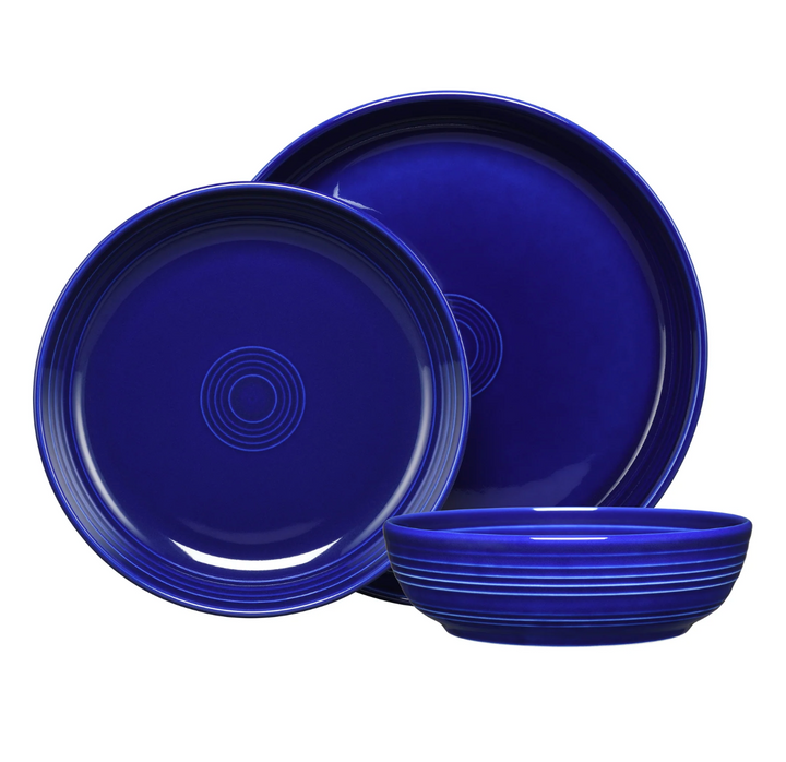 Fiestaware Coupe Bowl 3-Piece Place Setting