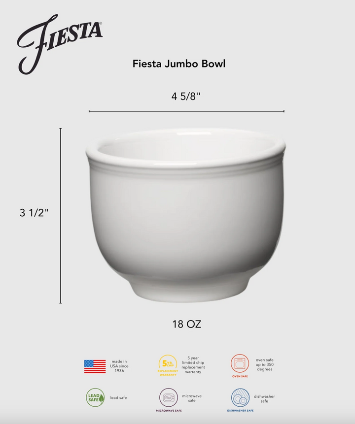 ?Fiestaware Bouillon - White