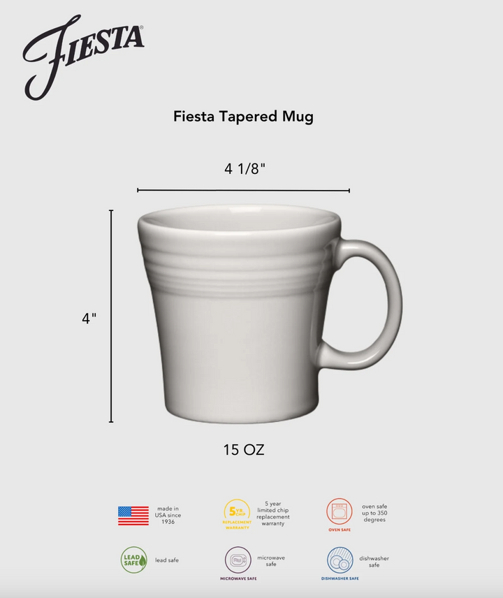 Fiestaware Tapered Mug - White