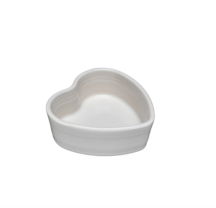 Fiestaware 4 1/2" Heart Shaped Ramekin, 7oz