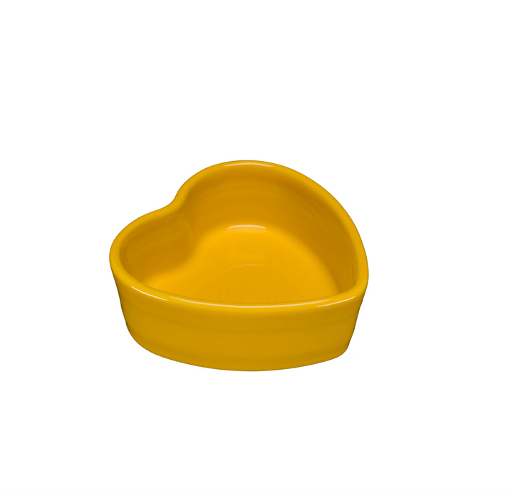 Fiestaware 4 1/2" Heart Shaped Ramekin, 7oz