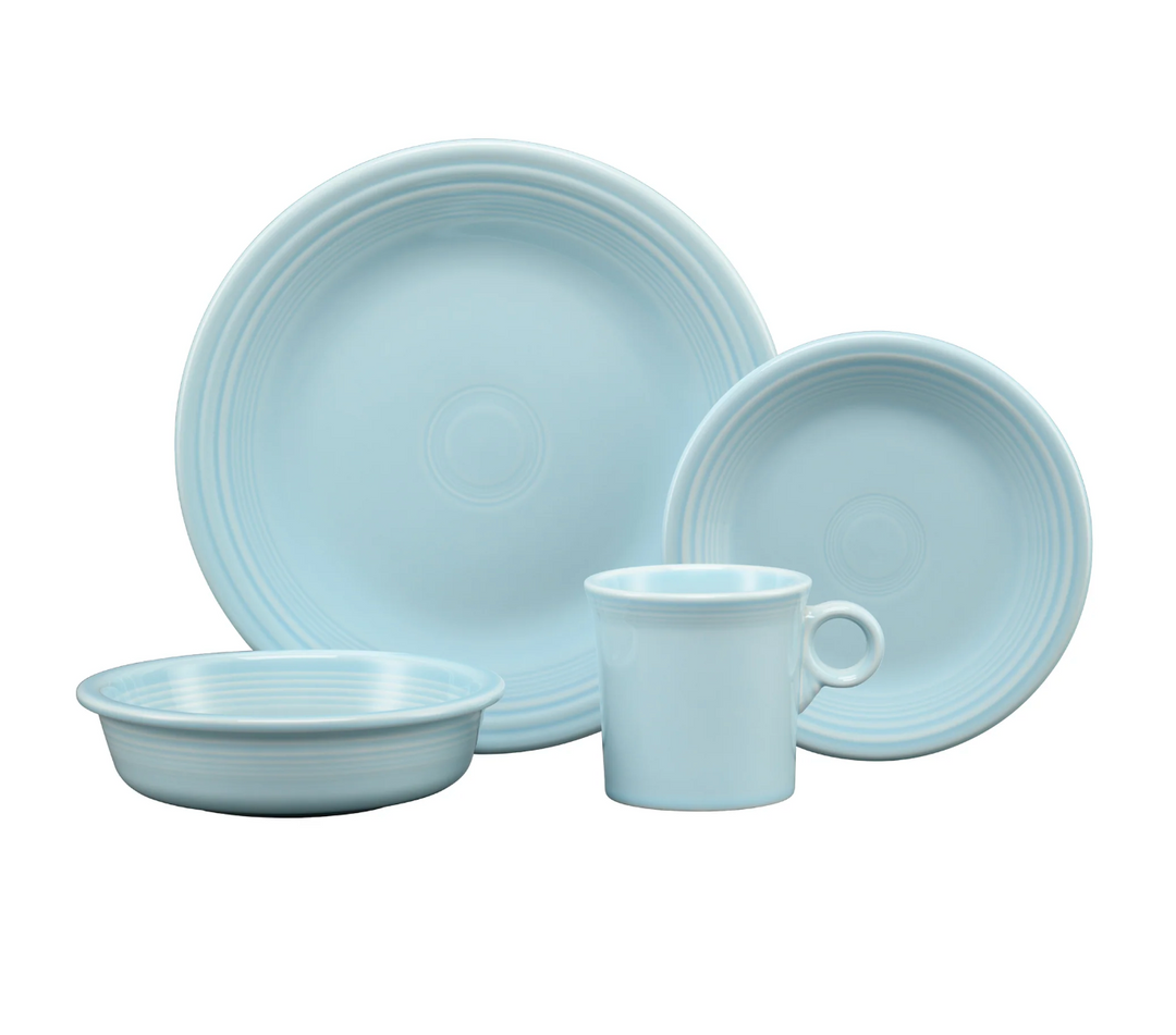Fiestaware Classic Rim 4-Piece Place Setting - Sky