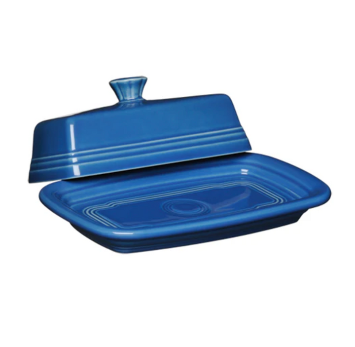 Fiestaware Extra Large Covered Butter Dish 8 1/8" x 5 1/8"