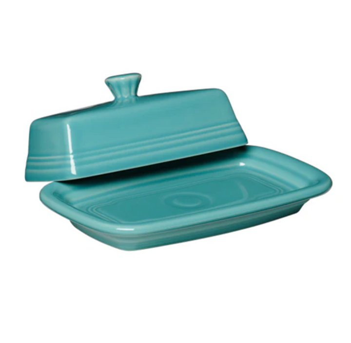 Fiestaware Extra Large Covered Butter Dish 8 1/8" x 5 1/8"