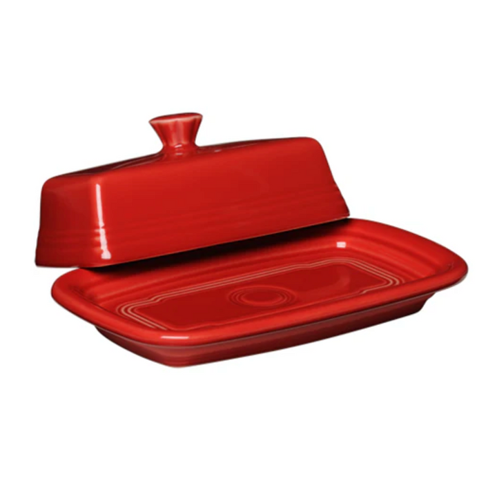 Fiestaware Extra Large Covered Butter Dish 8 1/8" x 5 1/8"