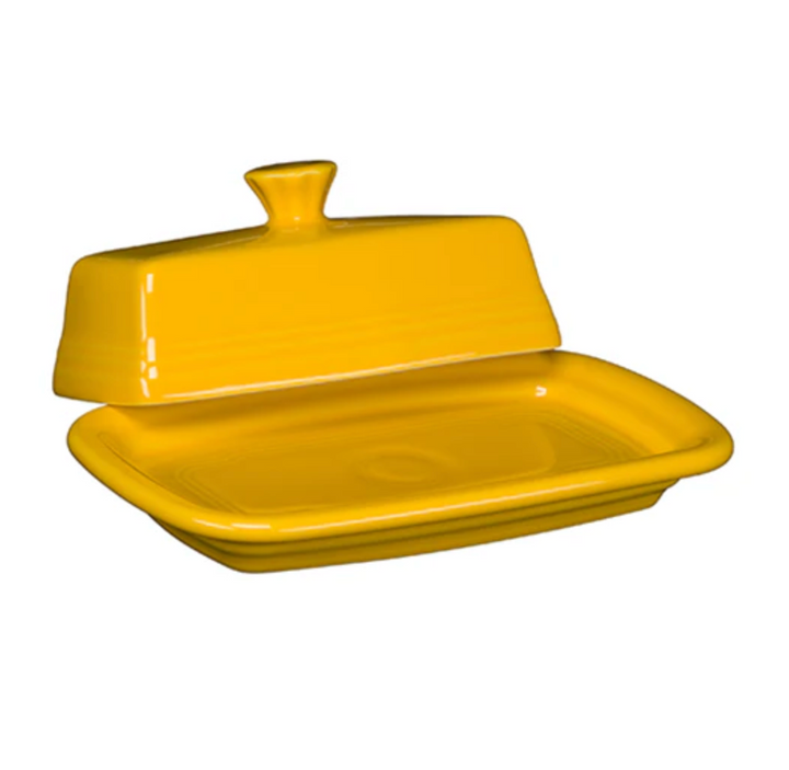 Fiestaware Extra Large Covered Butter Dish 8 1/8" x 5 1/8"