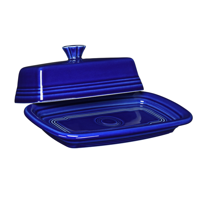Fiestaware Extra Large Covered Butter Dish 8 1/8" x 5 1/8"