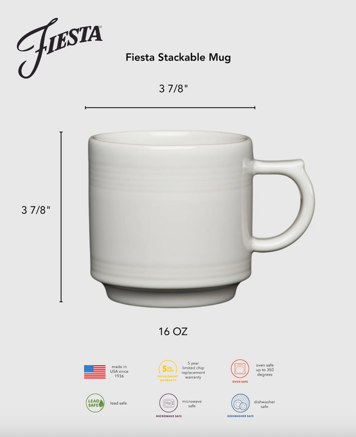 Fiestaware 16oz Stackable Mug