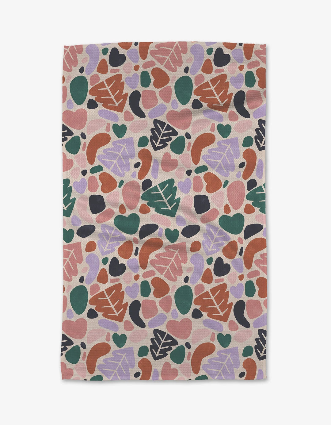 Abstract Christmas Kitchen Tea Towel