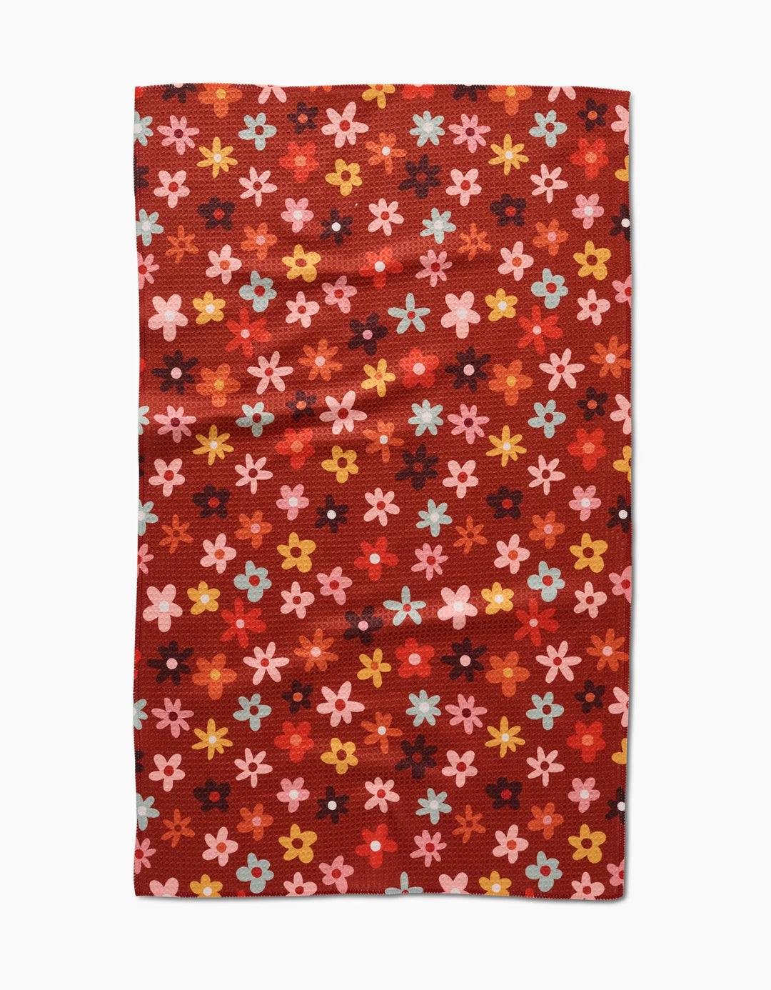 Field of Fall Daisies Kitchen Tea Towel