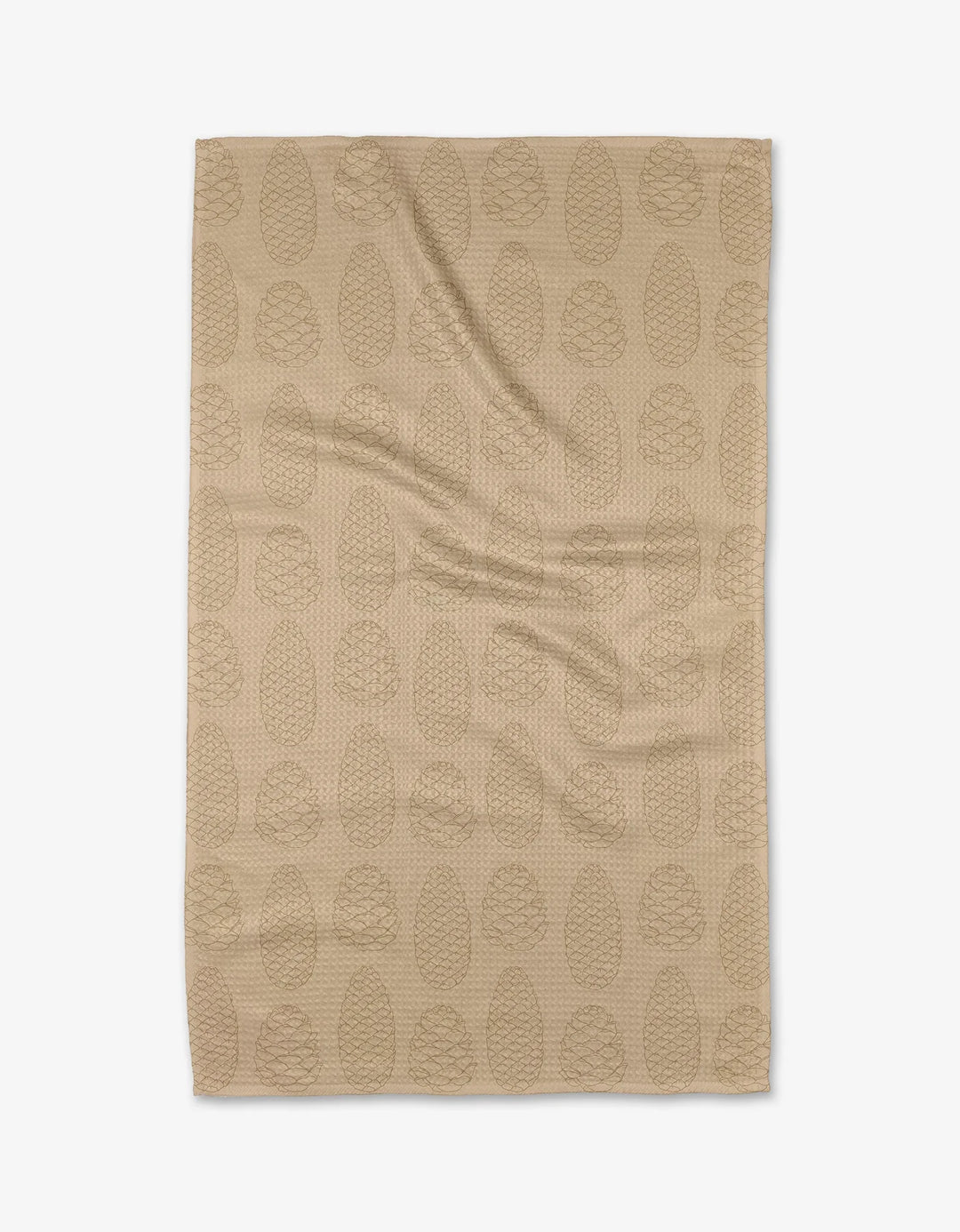 Light Pinecone Kitchen Tea Towel