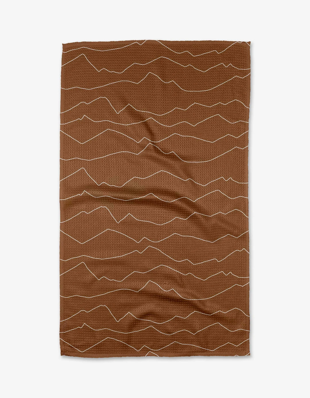 Lined Mountains Kitchen Tea Towel