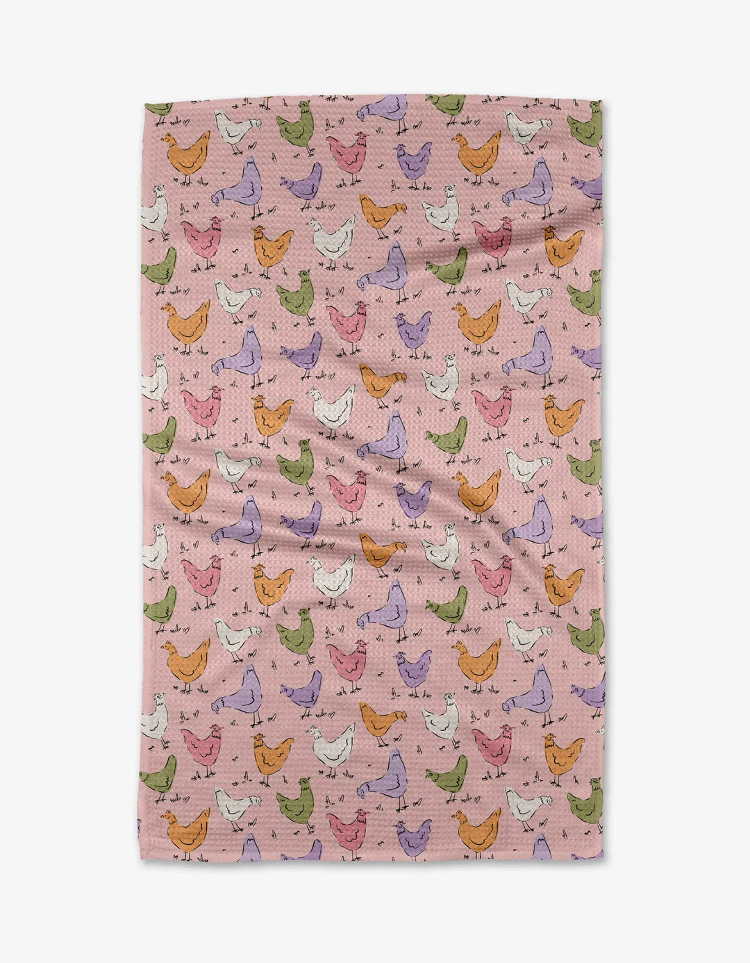 Spring Chickens Kitchen Tea Towel