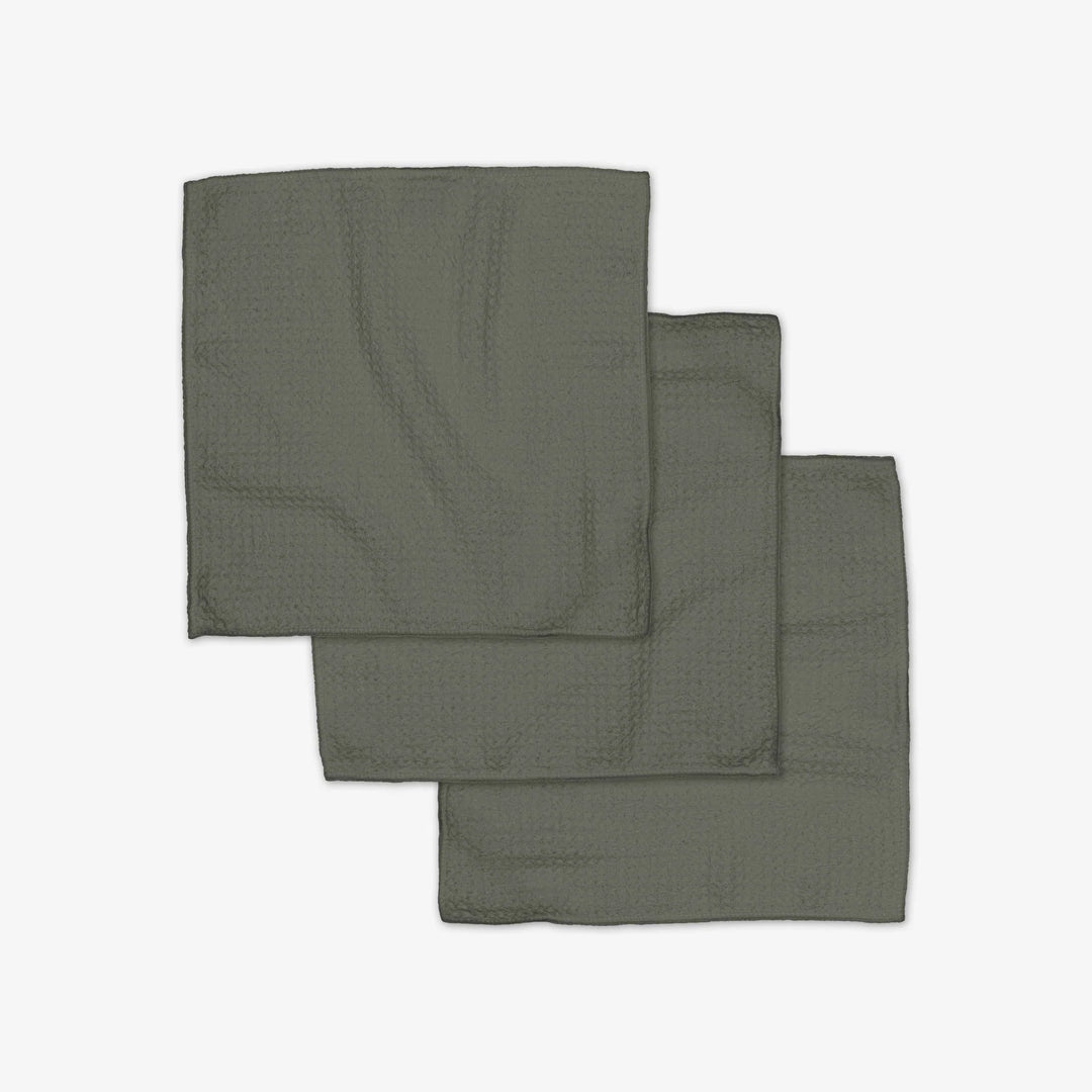 Hunter Green - Dishcloth Set of 3