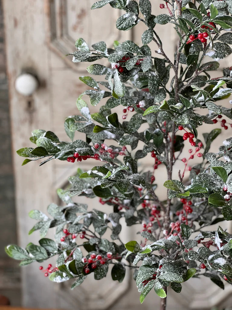 Holly Jolly Greens Tree, 40"