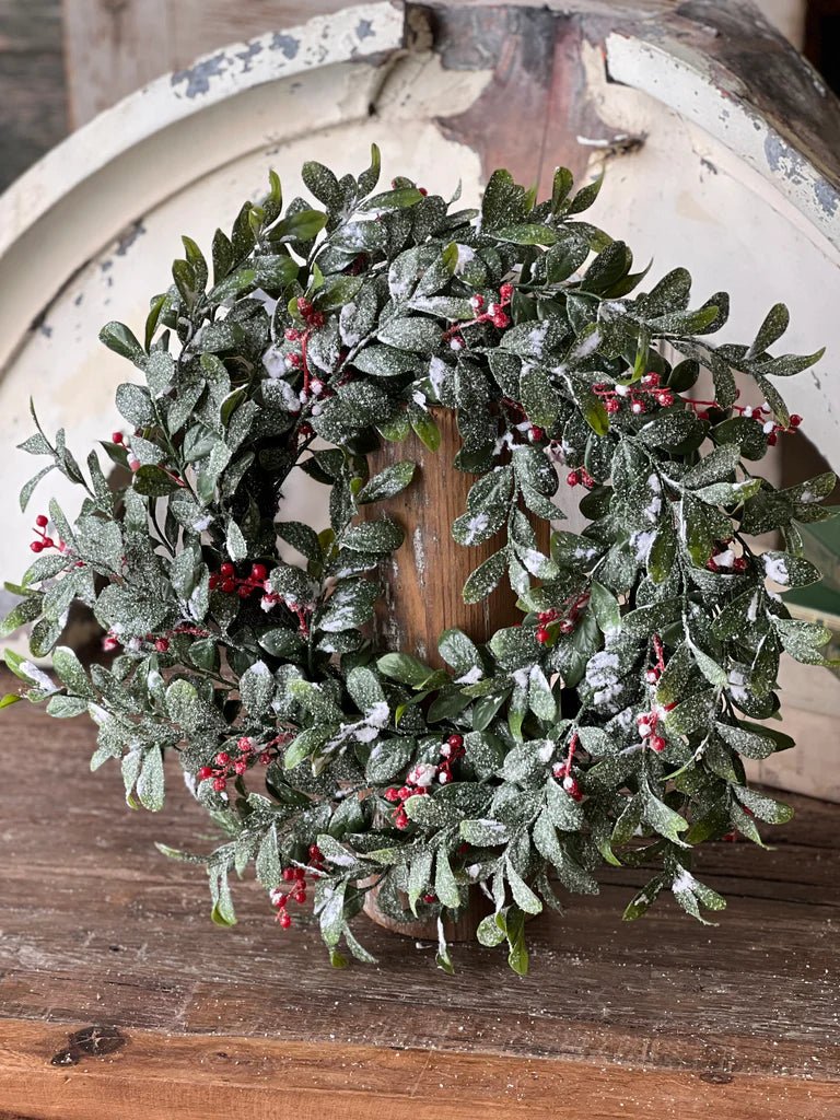 Holly Jolly Greens Wreath, 24"