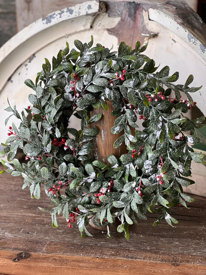 Holly Jolly Greens Wreath, 24"