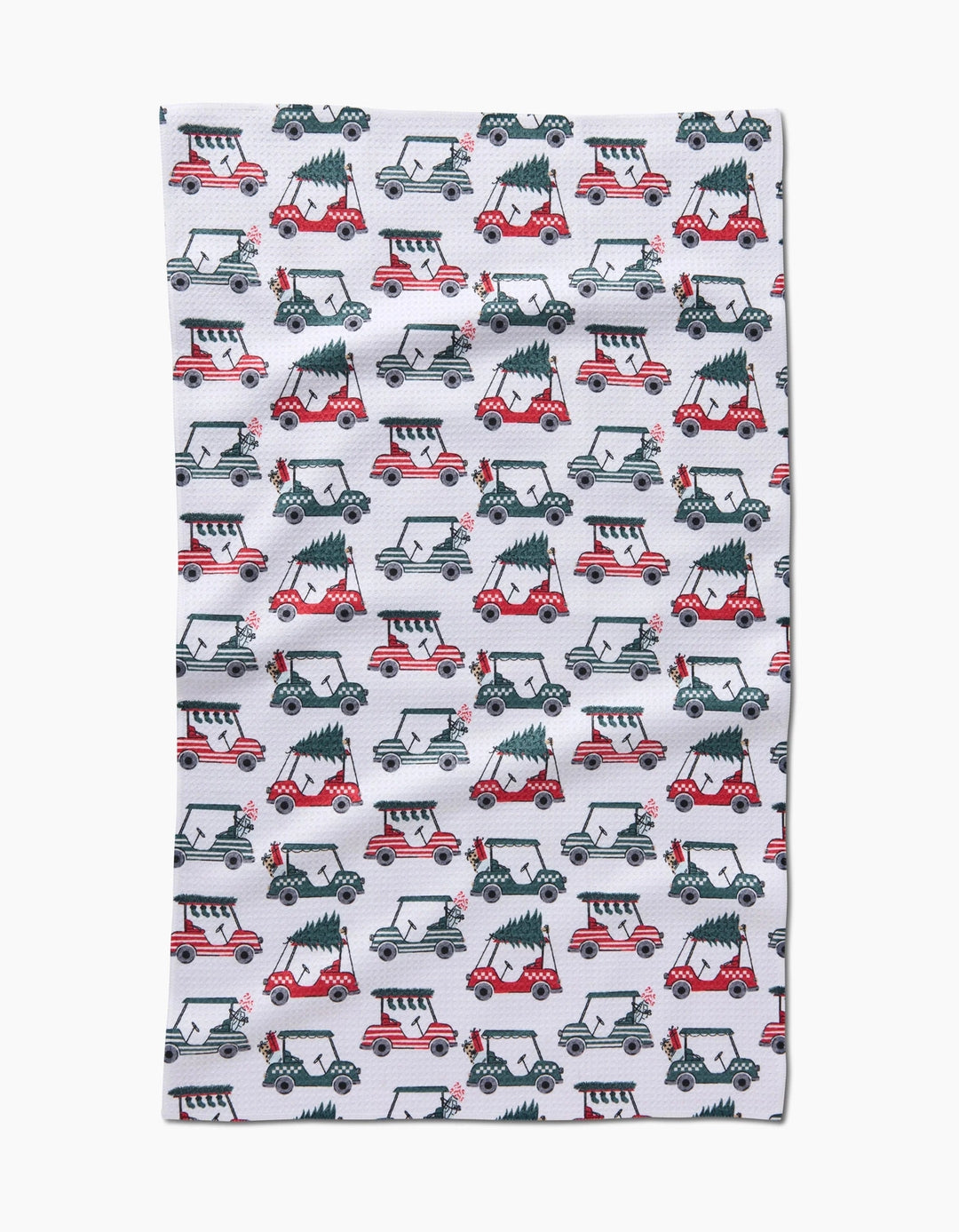 Holiday Golf Cart Tea Towel