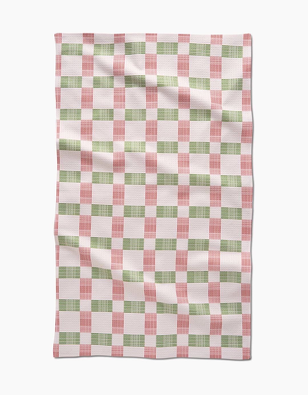 Be Merry Plaid Kitchen Tea Towel