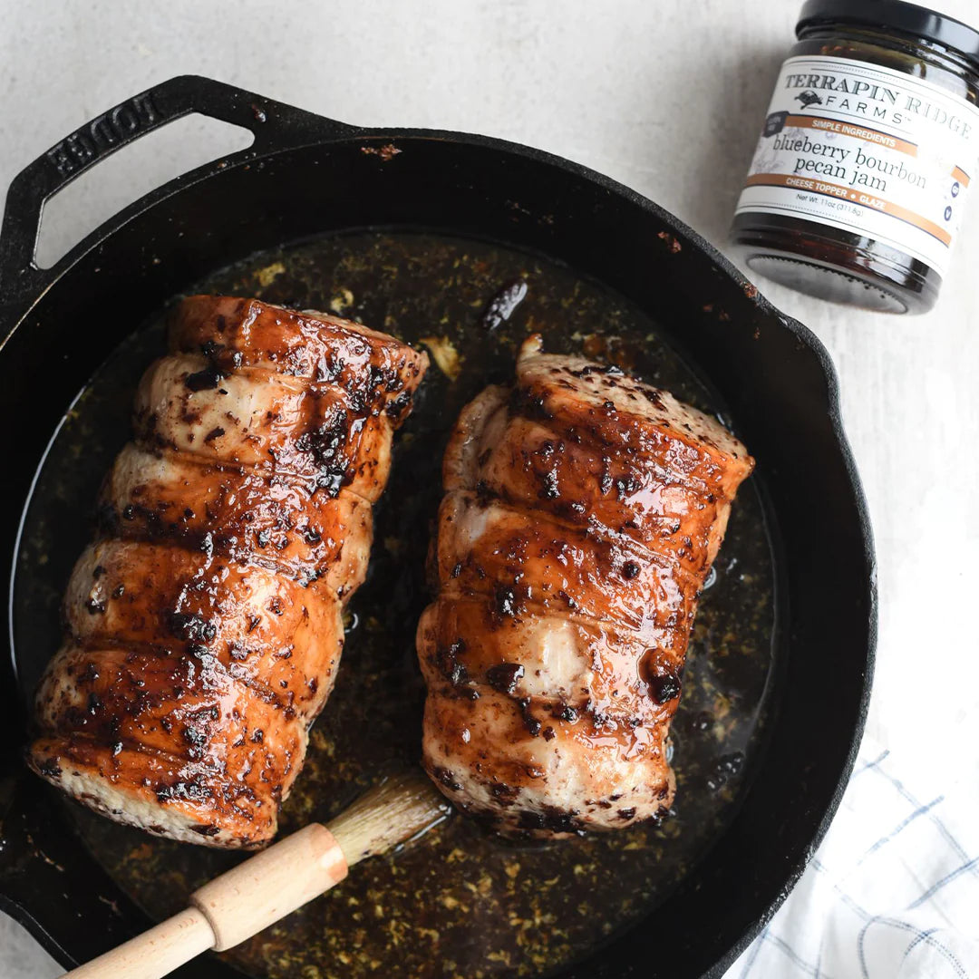 Blueberry Bourbon Pecan Jam