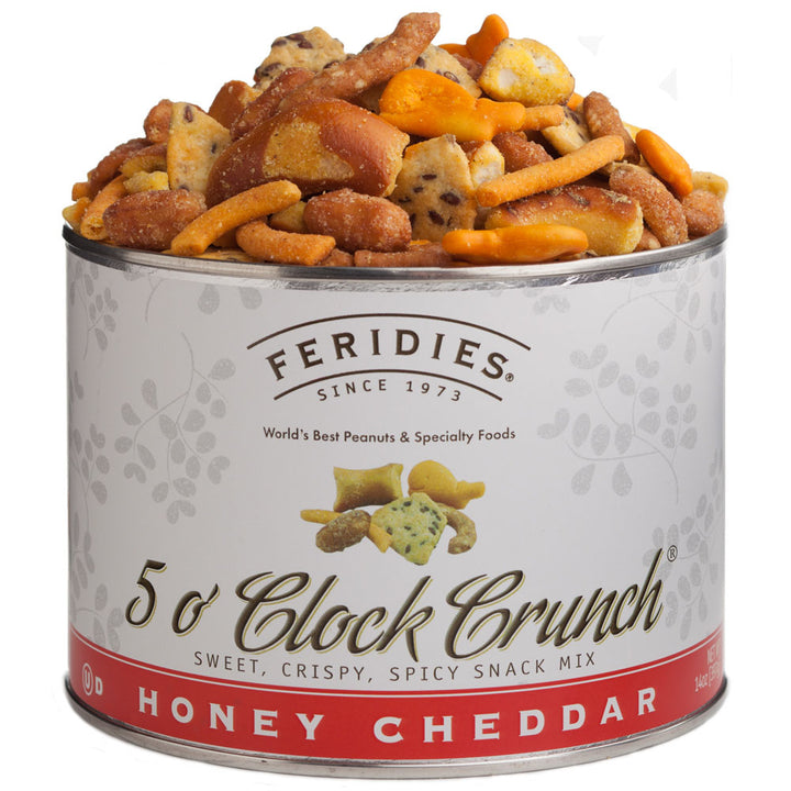 Honey Cheddar 5 O'Clock Crunch, 14oz Tin