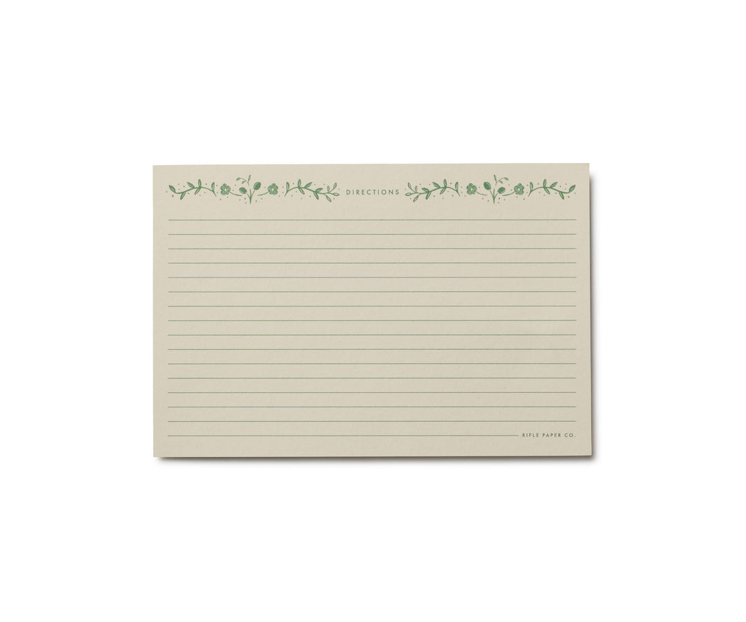 Rifle Paper Co. Artichoke Recipe Cards Pack of 12