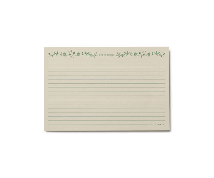 Rifle Paper Co. Artichoke Recipe Cards Pack of 12