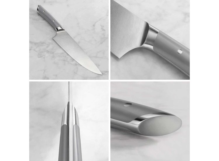 Helena Series 8-Inch Chef's Knife with Grey Handle