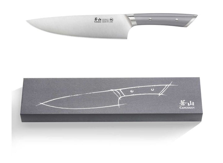 Cangshan Helena Series 8-Inch Chef's Knife with Grey Handle