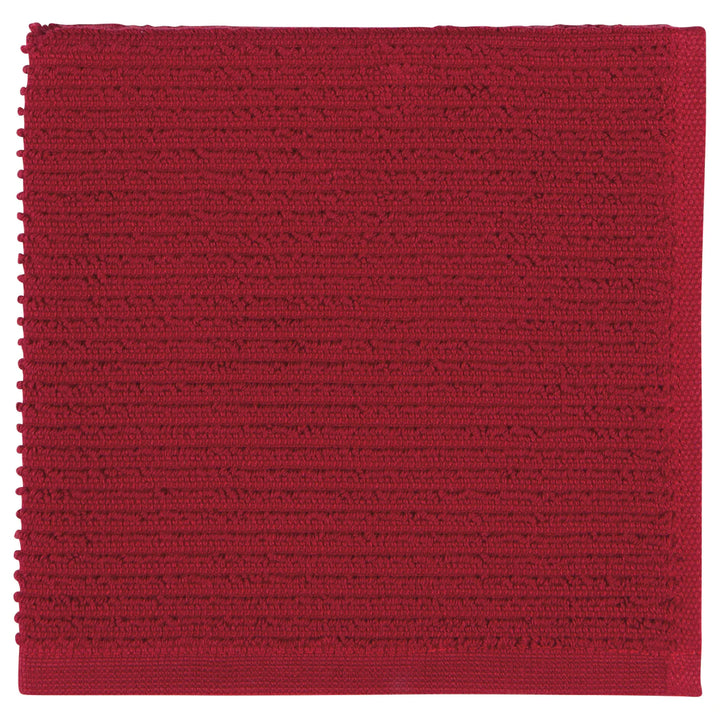 Ripple Dishcloths Carmine