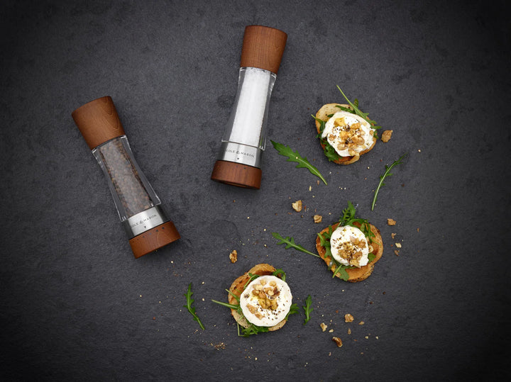 Derwent Salt & Pepper Mill Set, Forest Wood
