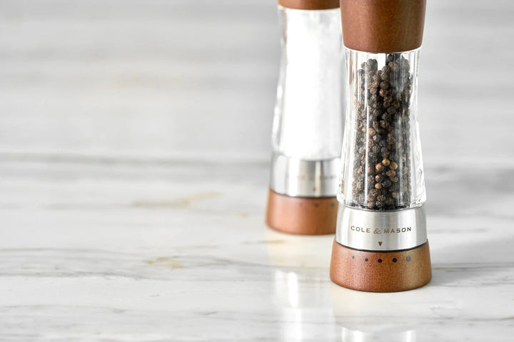Derwent Salt & Pepper Mill Set, Forest Wood